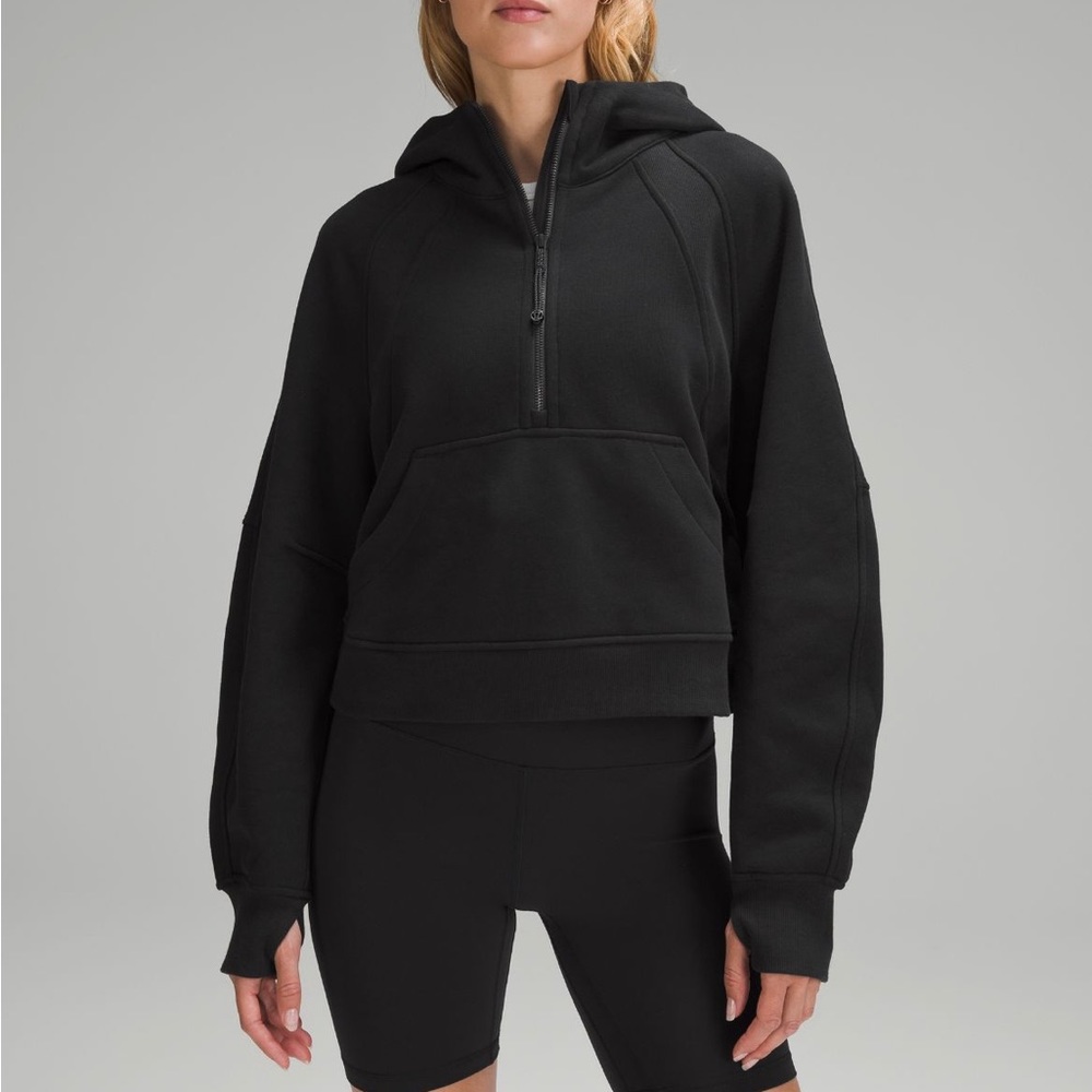 Lululemon Scuba Oversized Half-Zip Hoodie - Black M/L